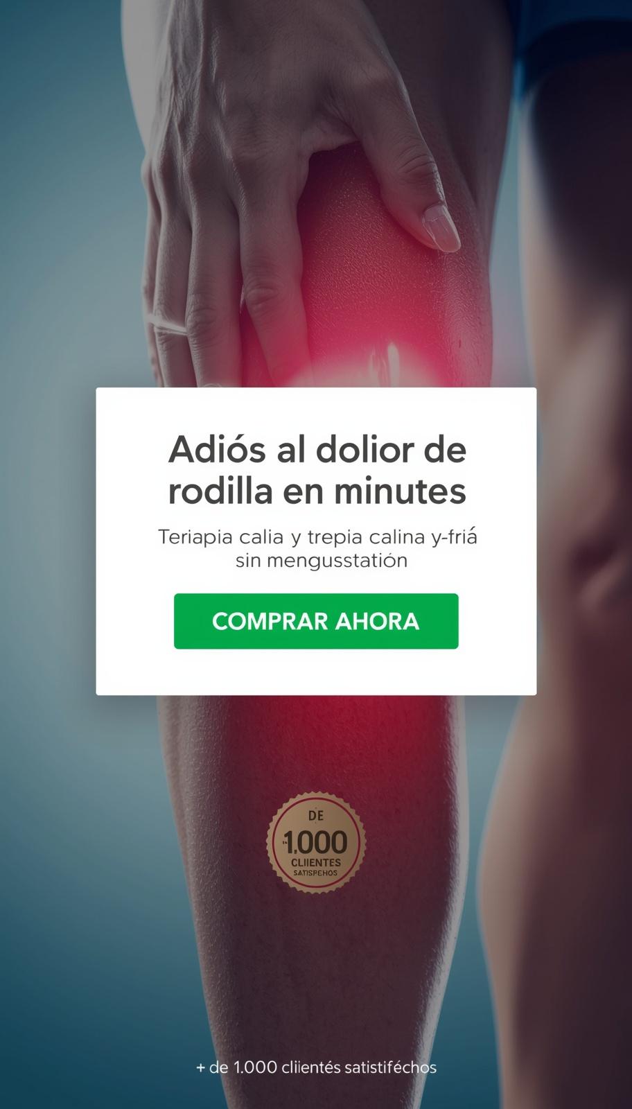 Rodillera Terapéutica 2 en 1 (Frío y Calor)