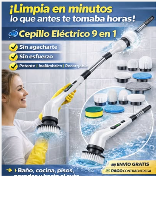 Cepillo de limpieza 9 en 1